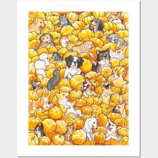 Pumpkin Puppers Posters and Art